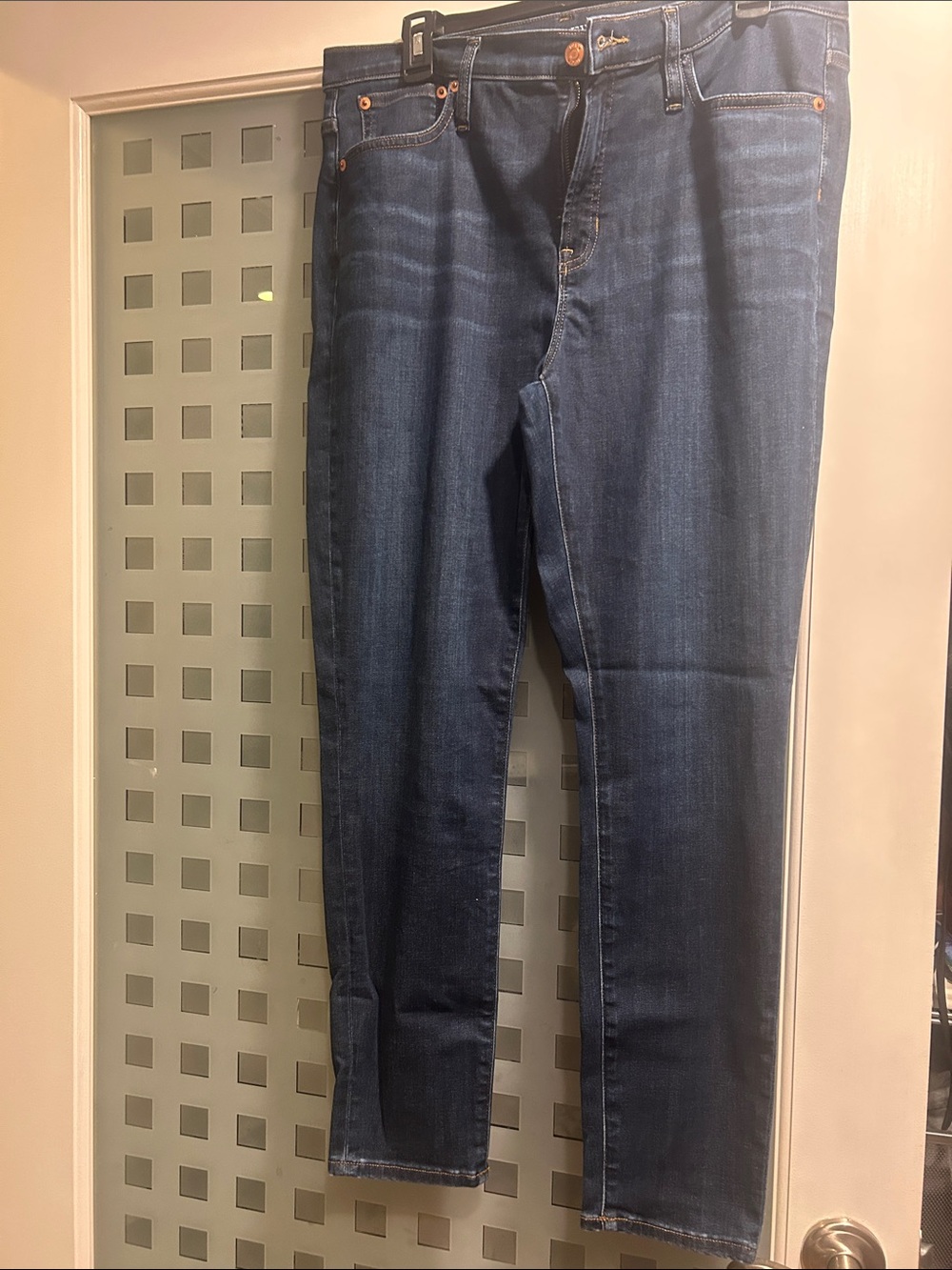 J. Crew Dark Indigo Stretch Skinny Jeans